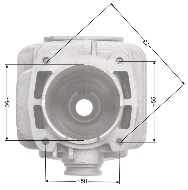 Cylinder Stihl TS410 TS420 /50mm/ kpl. METEOR CC2432