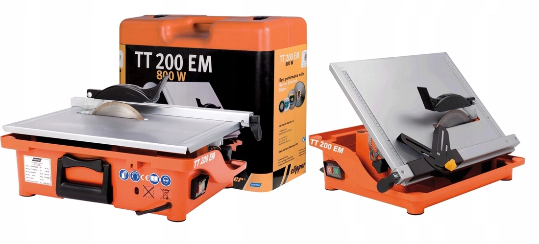 Clipper 800w 200mm shop tile saw