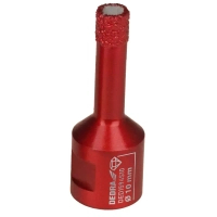 DEDRA DED1594S10 Koronka diamentowa Vacuum Brazed M14 10 mm otwornica do gresu płytek