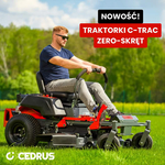 Traktorek ogrodowy Cedrus C-TRAC Z107