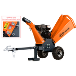 GRASS GS1500 Petrol shredder 12CM / 15HP branch chipper