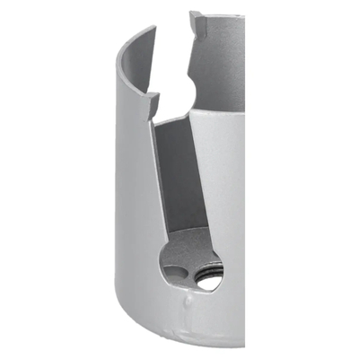 DEDRA 08X057 TCT Hole Saw, 57 mm (5/8''), HM Carbide-Tipped Bit for Metal, Wood, and PVC