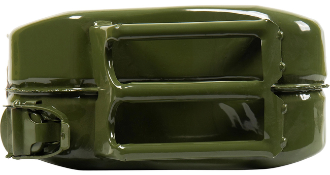 REXXON 20L KANISTER METALOWY BLASZYNY ZBIORNIK BAŃKA POJEMNIK NA PALIWO BENZYNĘ PŁYNY KARNISTER Z BLACHY STALOWEJ Z ATESTEM