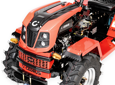CEDRUS C-TUR 18B 4x4 MINI ZEMĚDĚLSKÝ TRAKTOR SPRINIC MULTIFUNKČNÍ LONCIN LC192FD 18HP 4x4 - OFICIÁLNÍ DISTRIBUTOR - AUTORIZOVANÝ PRODEJCE CEDRUS