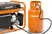 DAEWOO GDA 3500 DFE LPG / PETROL GENERÁTOR 2x16A, 3,5kW POWER - OFICIÁLNÍ DISTRIBUTOR - AUTORIZOVANÝ PRODEJCE DAEWOO