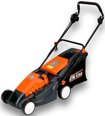 OLEO MAC OM-LINE E1600 ELECTRIC DROPPING LAWN MOWER INDUCTIVE MOTOR COPPER 1600W / 38cm OB-CNEE1600 - OFFICIAL DISTRIBUTOR - AUTHORIZED DEALER OLEO-MAC