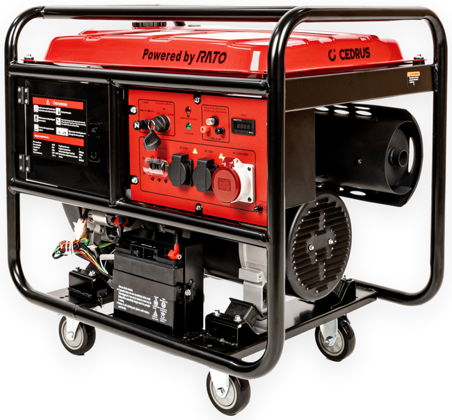 CEDRUS AG10E-3F AGREGAT GENERATOR PRĄDOTWÓRCZY AG10 AVR 3FAZY XXL 230V/400V 10 KW 10000W RATO R670 - OFICJALNY DYSTRYBUTOR - AUTORYZOWANY DEALER CEDRUS