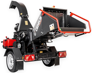 Cedrus R13P Gas-Powered Shredder, Municipal Wood Chipper, 24 KM, for branches up to 13 cm, with feeder, road-approved, CEDRBR13P