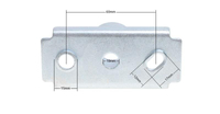 Adapter kosiarki NAC XG410SS wał 22.2mm wys. 44mm NZ04