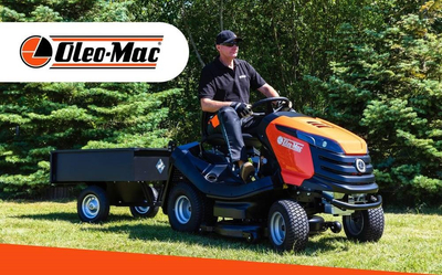 TRAKTOREK OLEO MAC OM 106/24 KH TRAKTOREK OGRODOWY KOSIARKA SAMOJEZDNA SPALINOWA DO TRAWY HYDROSTATIC OM106 102cm KLASA PREMIUM 68129066 - OFICJALNY DYSTRYBUTOR - AUTORYZOWANY DEALER OLEO-MAC