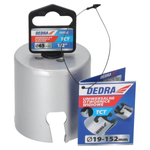 DEDRA 08X065 Vrták TCT s karbidovým ostřím, korunový vrták 65 mm, 5/8'' do dřeva, kovu a PVC