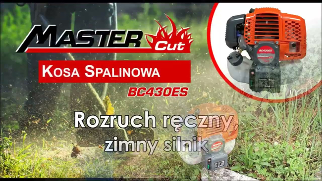 MASTERCUT BC430ES PETROL SCYTHE WITH ELECTRIC STARTER ESTART LAWN MOWER TRIMMING TRIMMER 2.2KM