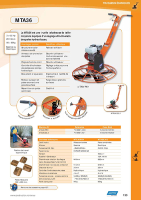 NORTON CLIPPER MTA36 P5H ZACIERACZKA SPALINOWA DO BETONU POSADZEK HYDRAULICZNA HONDA GX200 - ø 900mm + TALERZ GRATIS  - OFICJALNY DYSTRYBUTOR - AUTORYZOWANY DEALER NORTON CLIPPER