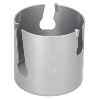 DEDRA 08X070 TCT Hole Saw, 70 mm (5/8''), Cemented Carbide, Universal Core Bits for Wood, Metal, and PVC