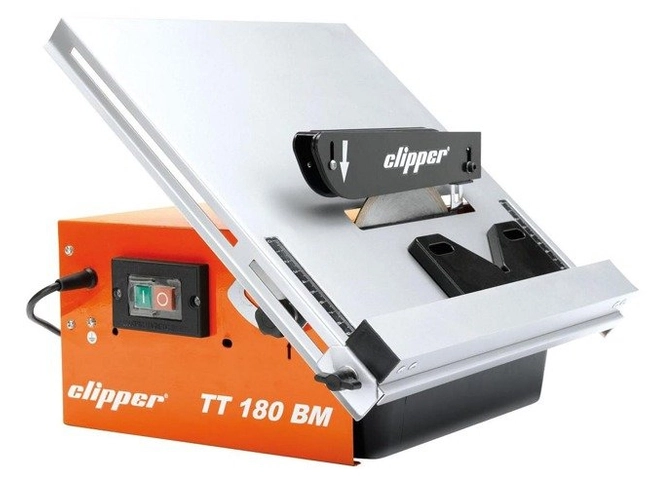NORTON CLIPPER TT180 BM STONEWARE CERAMIC TILE CUTTING SAW CONSTRUCTION TILE SAW + CARRYING CASE OFFICIAL DISTRIBUTOR - AUTHORIZED NORTON CLIPPER DEALER