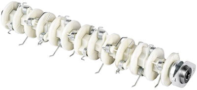 SPRING SHAFT FOR CEDRUS WR01 and OLEO-MAC OM-LINE WE40L 480106 / OB-SPATS40SCPZCX0 COMPLETE AERATOR VERTICULATOR