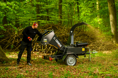 Cedrus R13 Rozdrabniacz Spalinowy Rębak Komunalny 24 KM do gałęzi 13cm z Homologacją Drogową