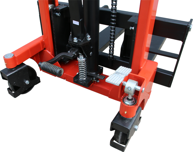Forklift pallet jack pallet truck SFH 1030 1T 1000KG 3 meters with adjustable fork spacing and foot pump