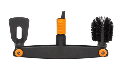 Fiskars Szczotka do rynien QuikFit™ ze skrobakiem 1001414 do czyszczenia rynien