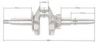 Loncin G200F(D) LC168F-2 crankshaft ORIGINAL PART 130290052-0001