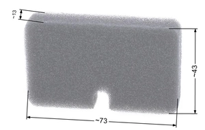 Husqvarna air filter 225R;232R;235R 8R07-71