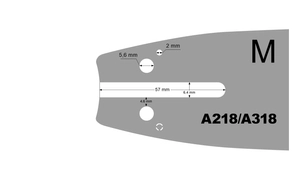 Prowadnica 10" 3/8 1,3 mm Cedrus urządzenie wielofunkcyjne CEDUW520 600095