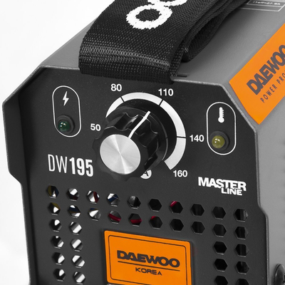 DAEWOO DW 195 INVERTOROVÁ SVÁŘEČKA MMA 160A - OFICIÁLNÍ DISTRIBUTOR - AUTORIZOVANÝ PRODEJCE DAEWOO