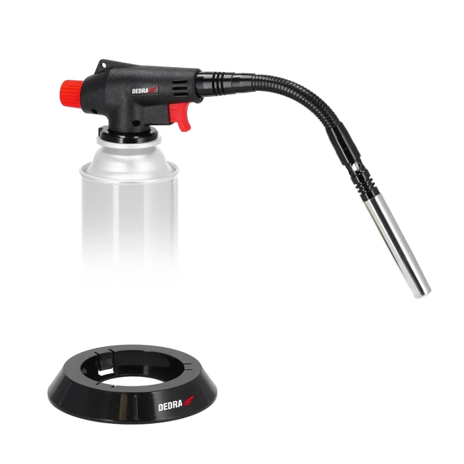 Gas burner with PIEZO ignition, flexible nozzle, 3kW