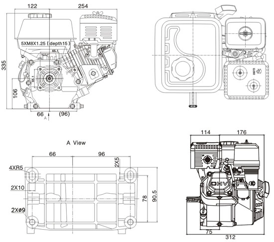 LONCIN G200F-W PETROL ENGINE 6.5 KM CONE SHAFT LONCIN G200 FW MOTOR HONDA GX160 ,GX200, B&S , BRIGGS& STRATTON - OFFICIAL DISTRIBUTOR - AUTHORIZED LONCIN DEALER