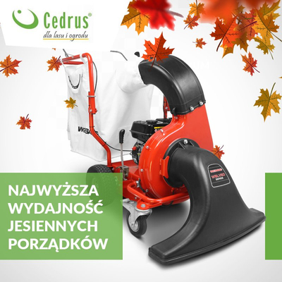 Odkurzacz spalinowy do liści Weibang WBLV506C jezdny z napędem