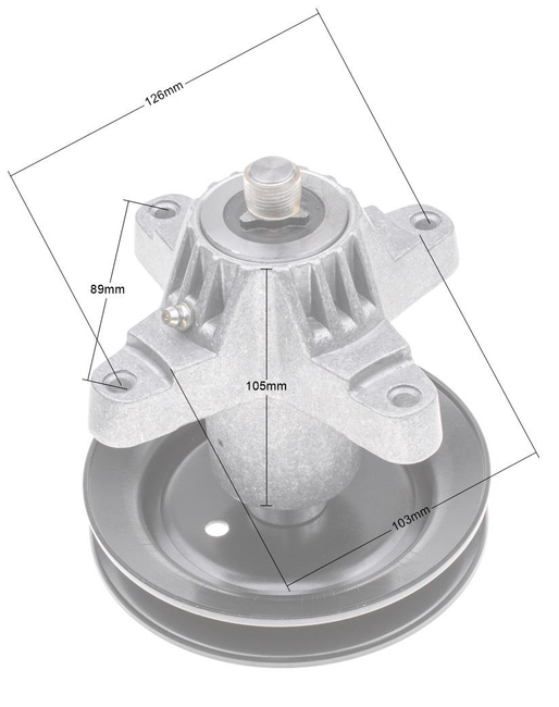 Adapter kosiarki MTD Cub Cadet z kołem pasowym RO12883