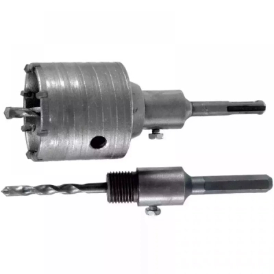 DEDRA DED1505-2 Wiertło koronkowe/otwornica 65 mm HM SDS+ HEX do betonu i puszek