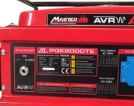 MASTERCUT PGE8000TE AGREGAT PRĄDOTWÓRCZY GENERATOR PRĄDU 6,5KW 230/400V 18KM ESTART