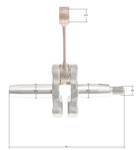 Kawasaki TH23-knife crankshaft 49119-2237