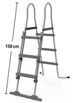 HECHT 00091 SWIMMING POOL LADDER LADDER FOR SWIMMING POOLS, INFLATABLE POOLS, KIDDIE POOLS - OFFICIAL DISTRIBUTOR - AUTHORIZED HECHT DEALER