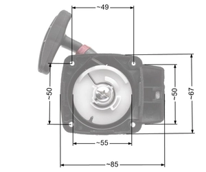 Rozrusznik NAC CG260B;WLBC260-2ZXU na drut wykaszarki marketowe NZ476