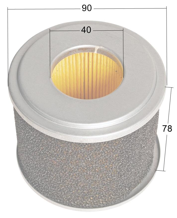 Filtr powietrza Loncin LC80NB20-6.1Q G300FA 180100078-0001 – wymiary 90/40/78 mm