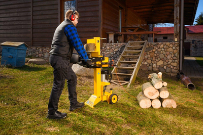 CEDRUS LS06 HYDRAULIC ELECTRIC WOOD SPLITTER CEDRUS LS06V VERTICAL CHIPPER PRESSURE 7 TON CEDLS06V - EWIMAX - OFFICIAL DISTRIBUTOR - AUTHORIZED CEDRUS DEALER