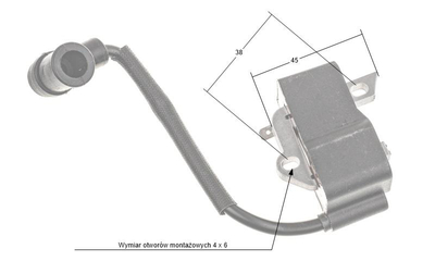 Stihl FS80 FS85 FC85 KM85 FS75 HL75 HT75 ignition module 490041