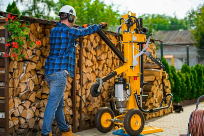 CEDRUS LS10 ŁUPARKA DO DREWNA HYDRAULICZNA ELEKTRYCZNA CEDRUS CEDLS10V PIONOWA RĘBAK NACISK 22 TONY - EWIMAX - OFICJALNY DYSTRYBUTOR - AUTORYZOWANY DEALER CEDRUS
