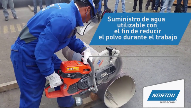 NORTON CLIPPER CP514 iLube PIŁA PILARKA PRZECINARKA RĘCZNA SPALINOWA BUDOWLANA DO BETONU ASFALTU PROFESJONALNA Ø 350mm 5,4 KM AUTORYZOWANY DEALER NORTON CLIPPER