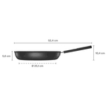 Fiskars Hard Face 1075521 patelnia 30 cm z powłoką nieprzywierającą Ceratec