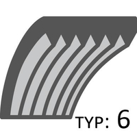 Weibang WBGT6813-TE belt ORIGINAL PART /28x786/ 34820026