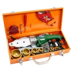 DEDRA DED7514 1500W PLASTIC PIPE AND FITTING WELDER, METAL CASE, RANGE 16-63MM, PE, PP, PB