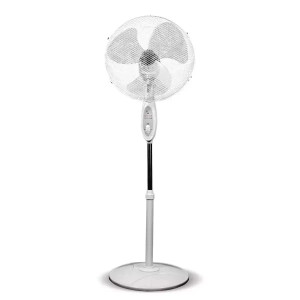 DESCON DA-1611 40W STANDING FAN, 16", WHITE