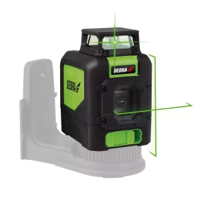 DEDRA MC0905 Multilaser 1D poziomica laserowa, zielony laser, niwelator liniowy 360°