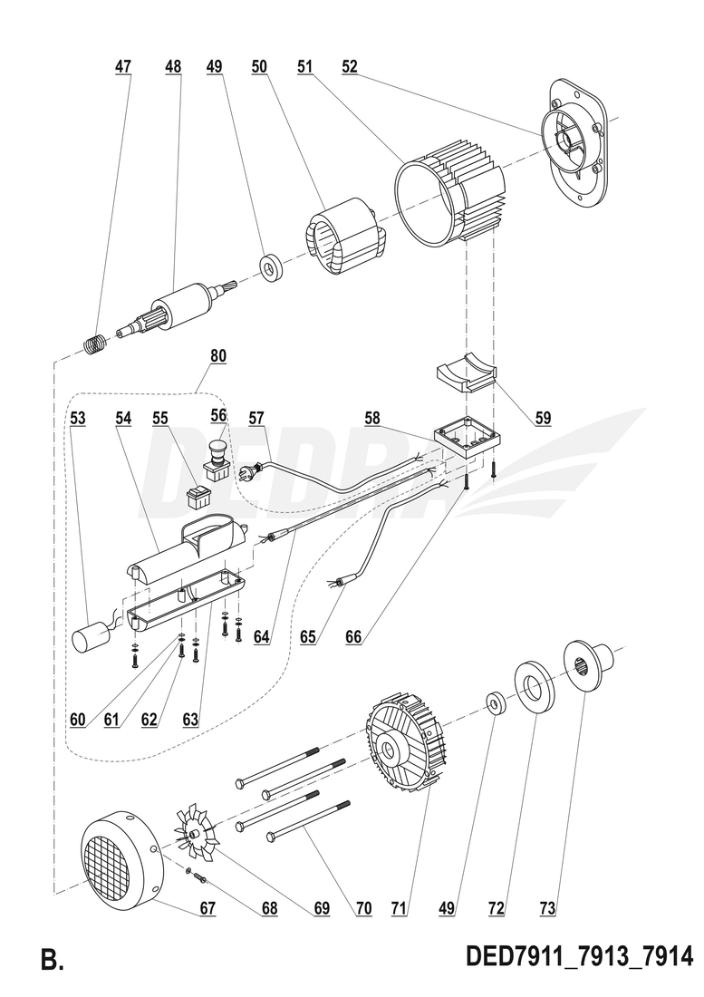 Włącznik KEDU HY12-9-3 DEDRA zdjęcie 2