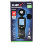 DEDRA MC0955 Miernik natężenia światła luksomierz cyfrowy 0-200000 lx termometr