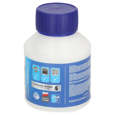 DEDRA DEGT050 Fireplace Glass Cleaner, 250 ml—for grills, soot, and grease