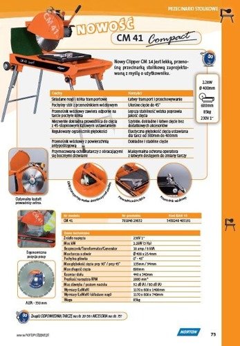  NORTON CLIPPER CM42 COMPACT TABLE SAW TABLE SAW TABLE SAW FOR BUILDING BLOCKS EWIMAX - OFFICIAL DISTRIBUTOR - AUTHORIZED NORTON CLIPPER DEALER